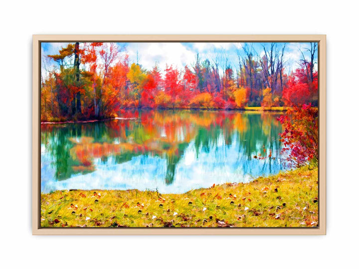 Fine Art Lake Painting 