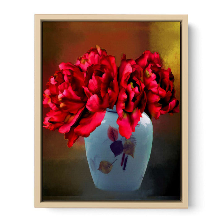 Red Flowers Painting 