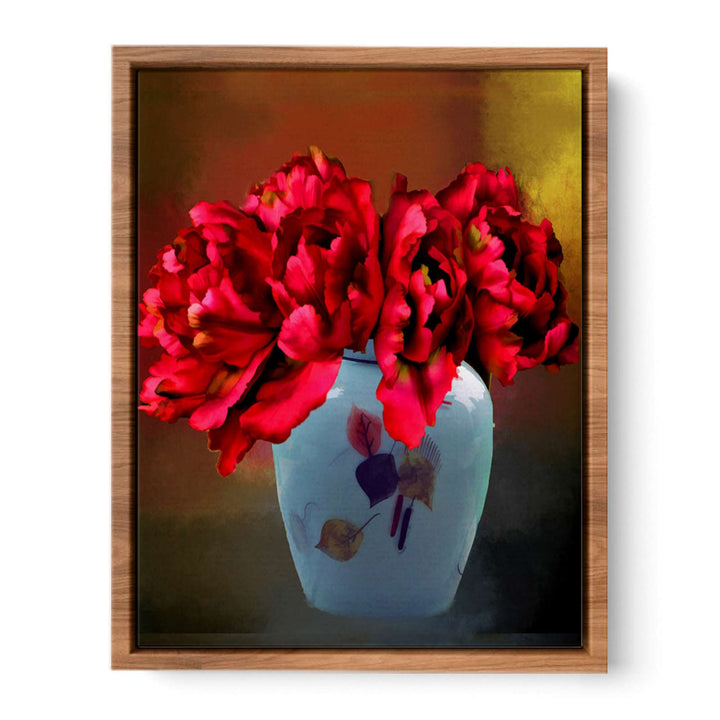 Red Flowers Painting 