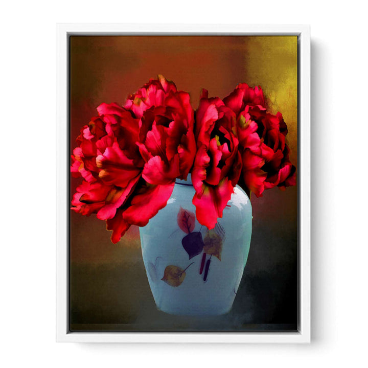 Red Flowers Painting 
