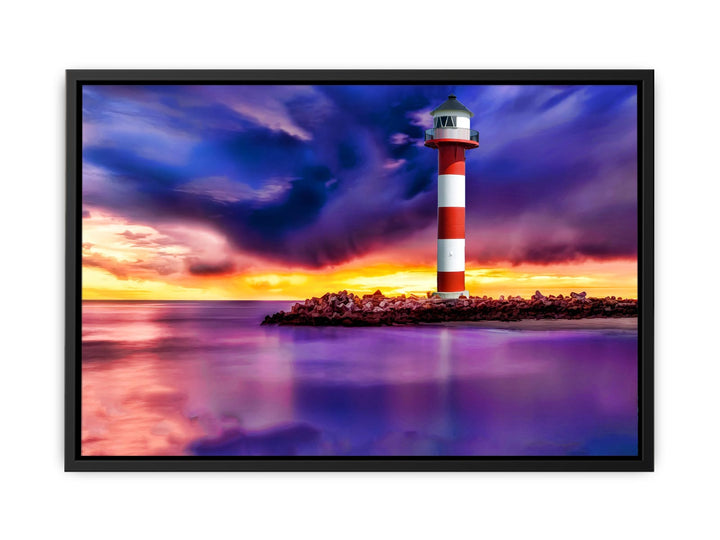 Beautiful Lighthouse Painting 