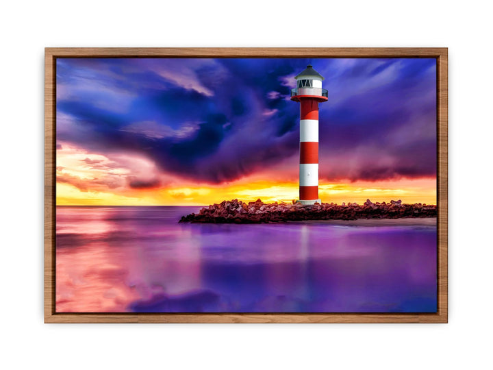Beautiful Lighthouse Painting 