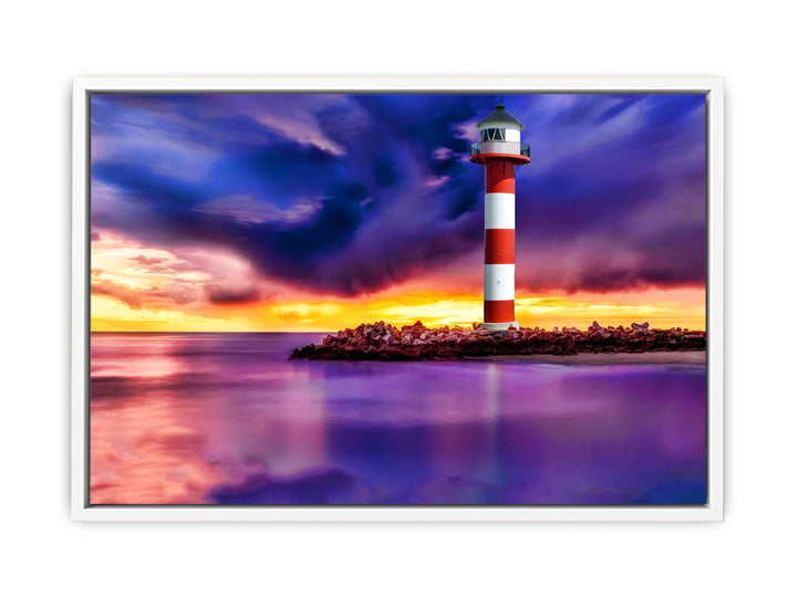 Beautiful Lighthouse Painting 