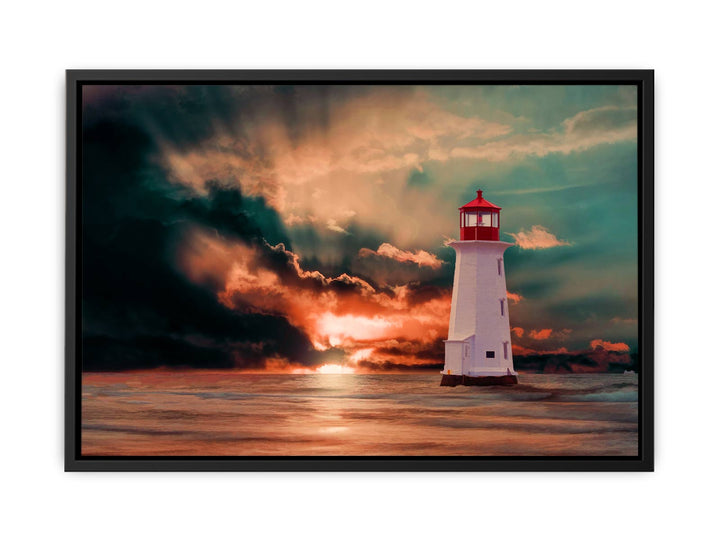 Vinatge Lighthouse Painting 2 