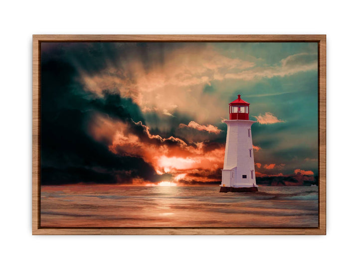 Vinatge Lighthouse Painting 2 