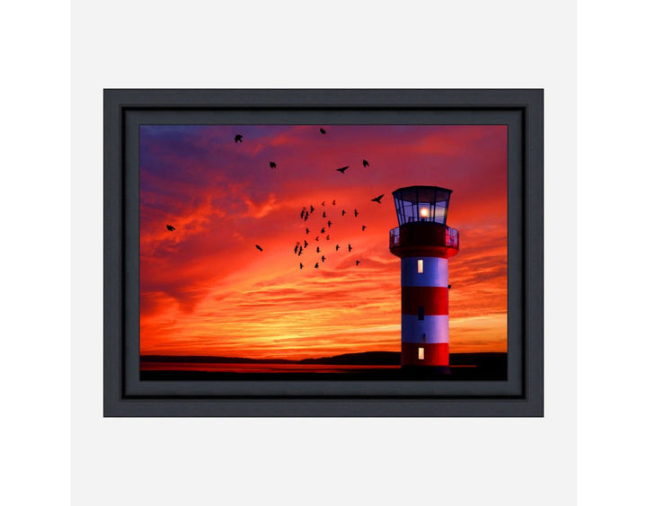 Lighthouse Sunset Painting 2 