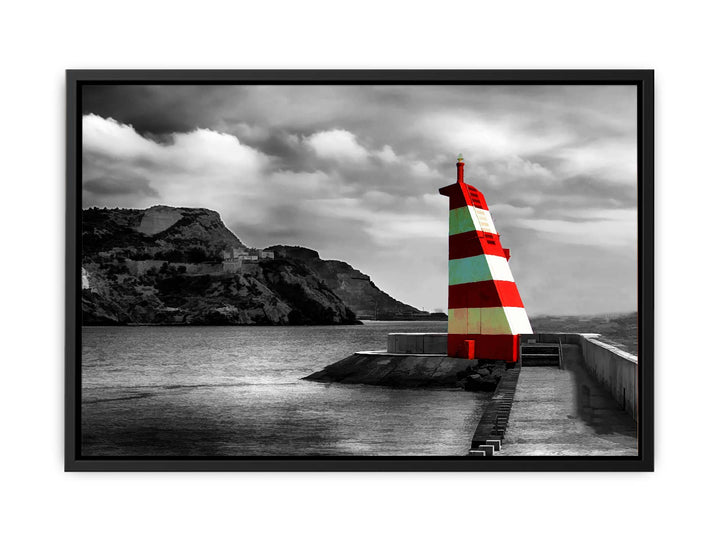 Lighthouse Landscape Painting 