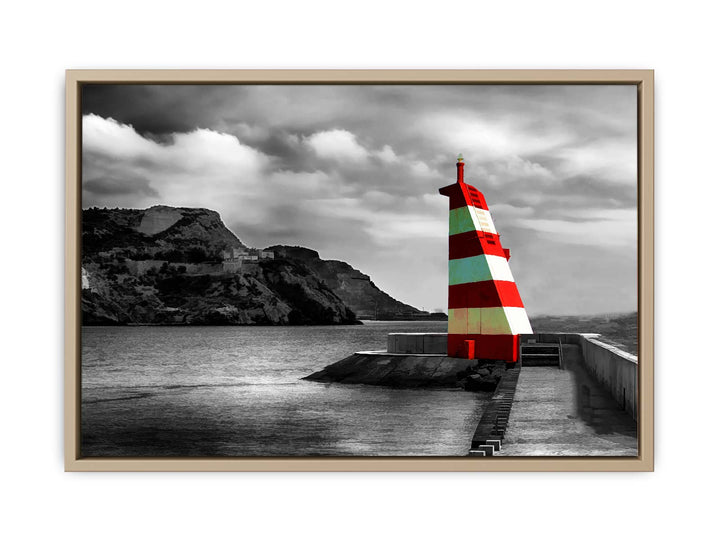 Lighthouse Landscape Painting 