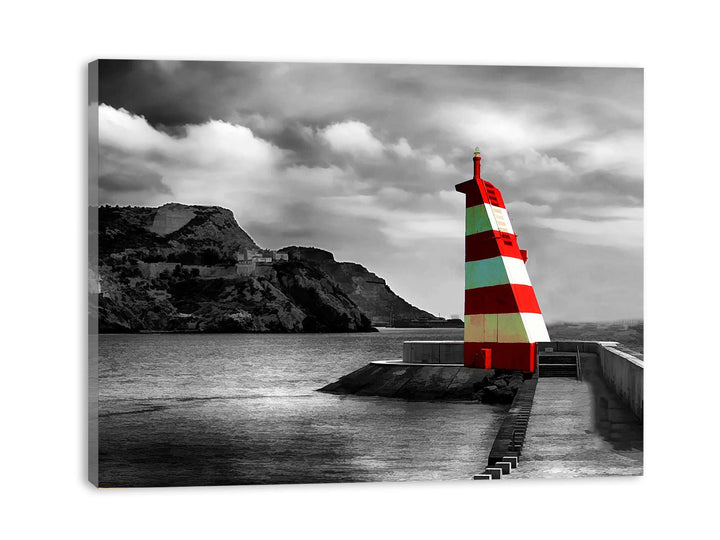 Lighthouse Landscape Painting 