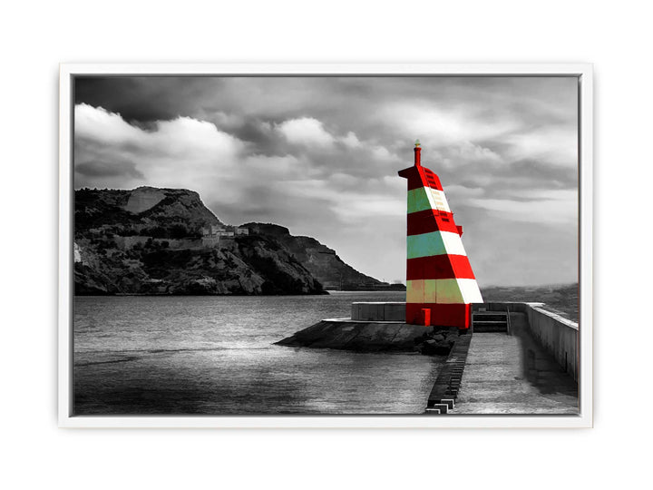 Lighthouse Landscape Painting 