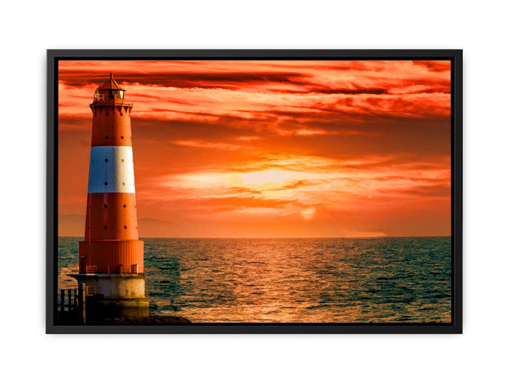 Sea Lighthouse Painting 