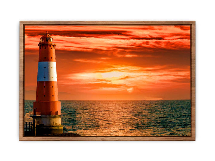 Sea Lighthouse Painting 