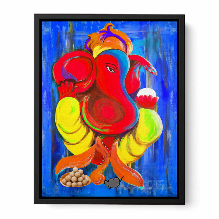 Ganesha Blue Painting 