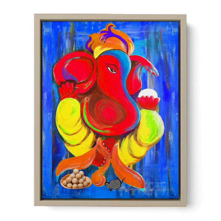 Ganesha Blue Painting 