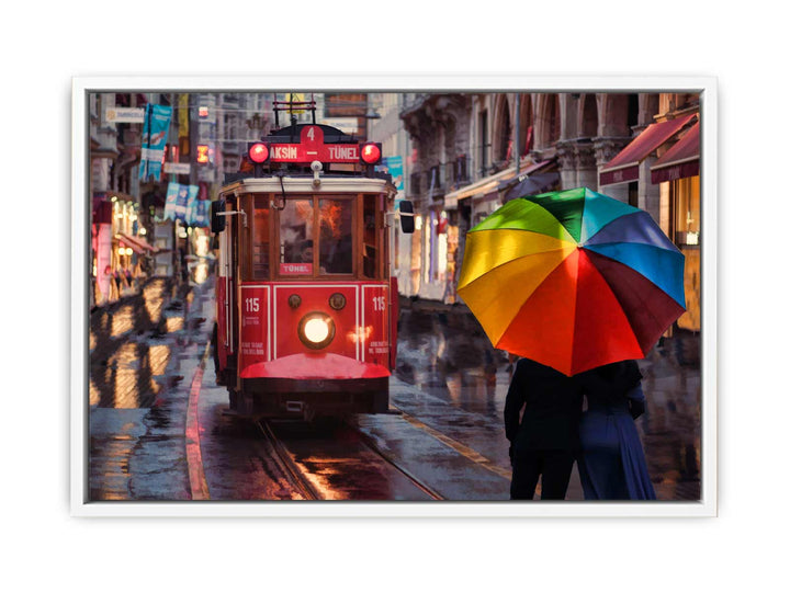 Street Tram Painting 