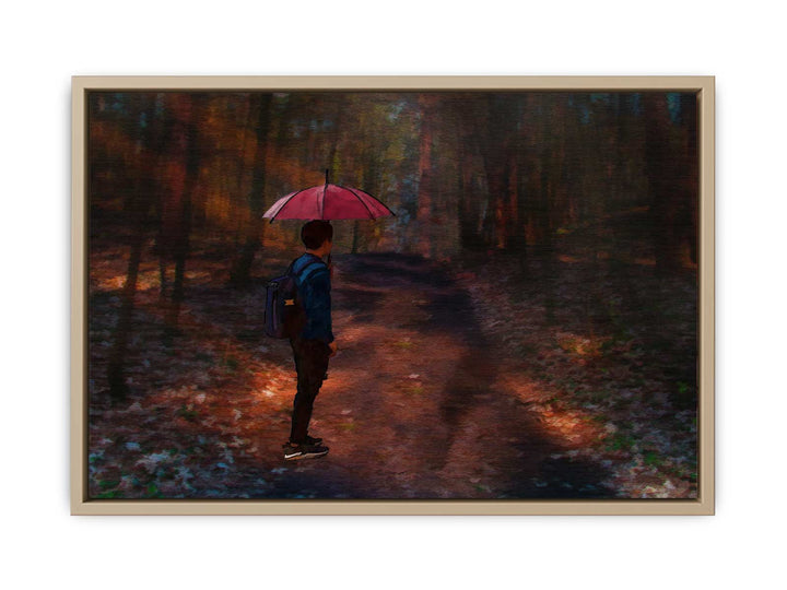 Umbrella Forest Painting 