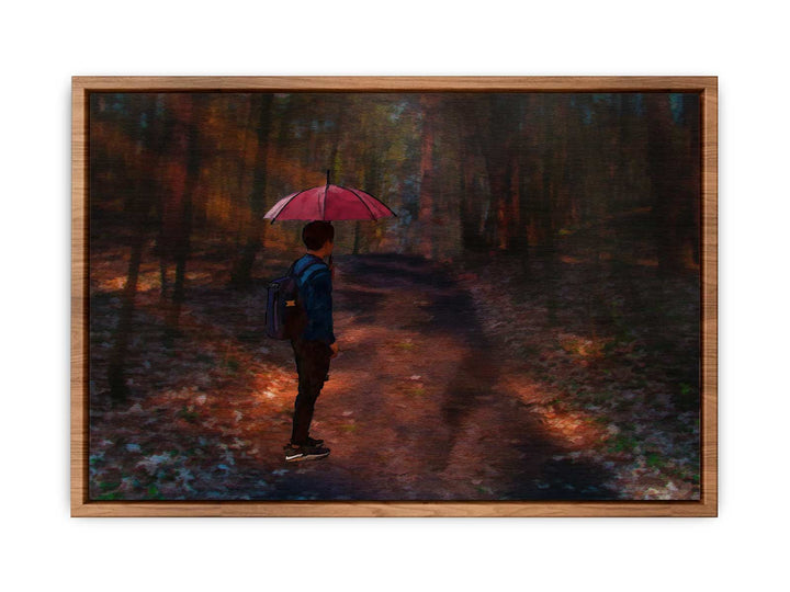 Umbrella Forest Painting 