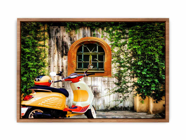 Vespa Scooter Painitng 