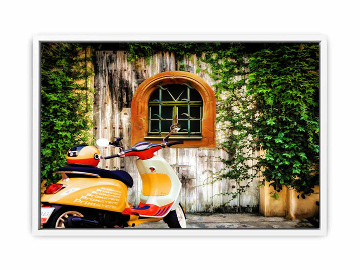Vespa Scooter Painitng 
