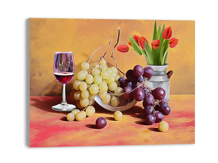 Wineglass Still Life Painting 