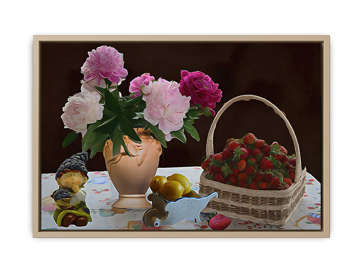 Still Life  Strawbery Painting 