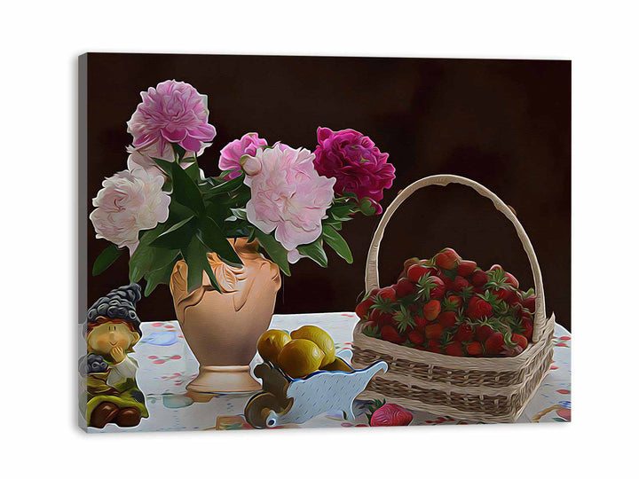 Still Life  Strawbery Painting 