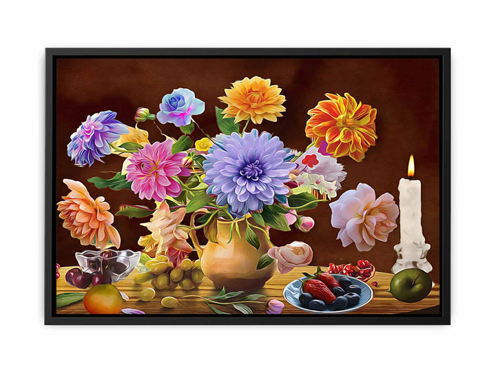 Vintage Flowers Painting 