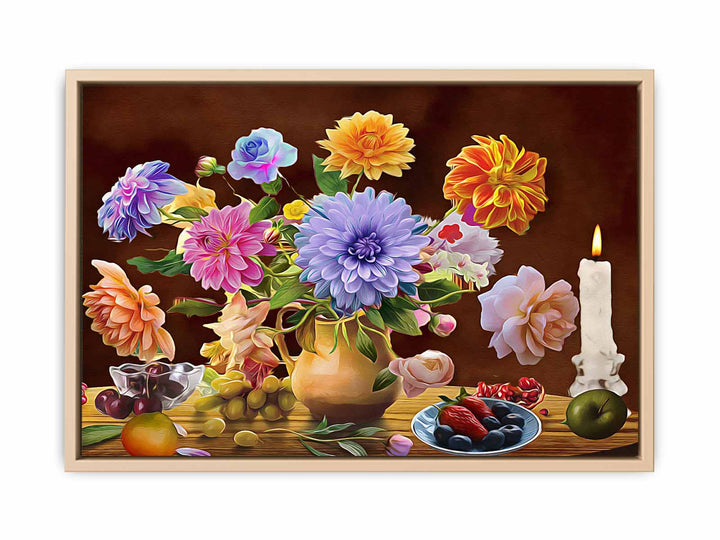 Vintage Flowers Painting 