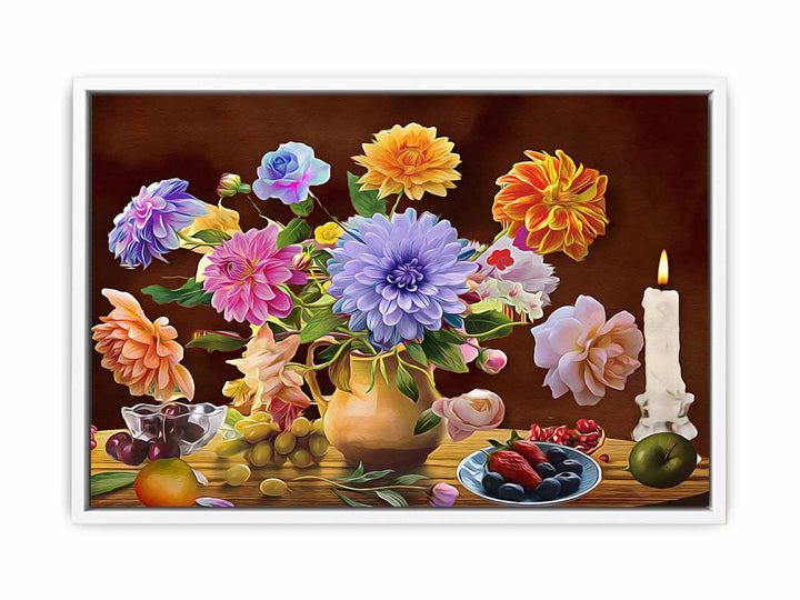 Vintage Flowers Painting 