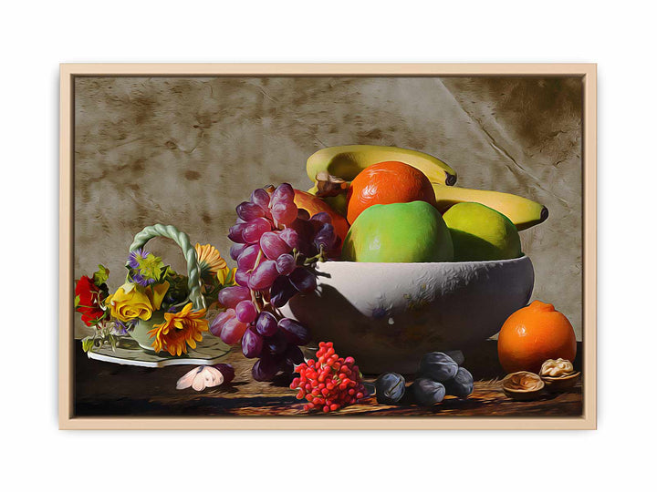 Fruit Bowl Still Life Painting 