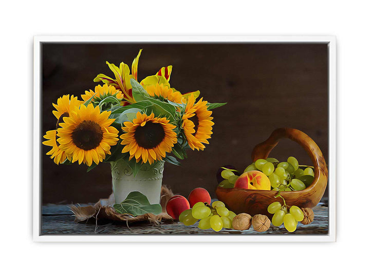 Sunflower Still Life Painting 