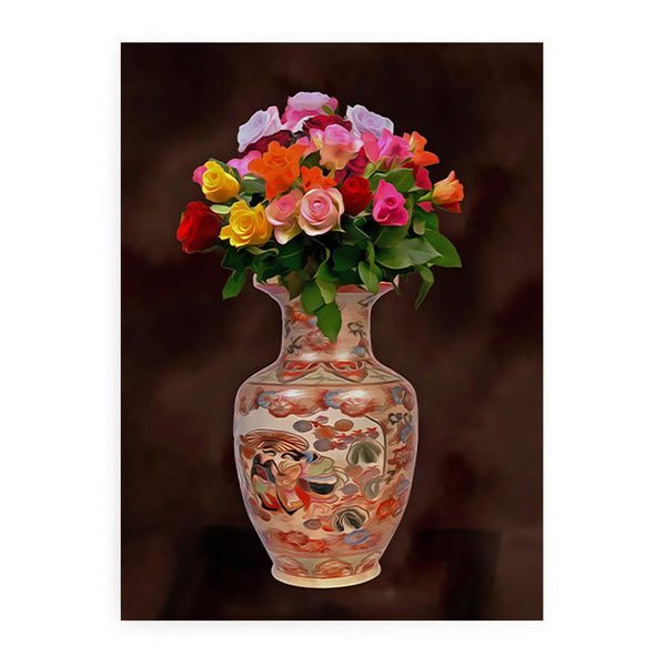 Multicolor Rose  Painting