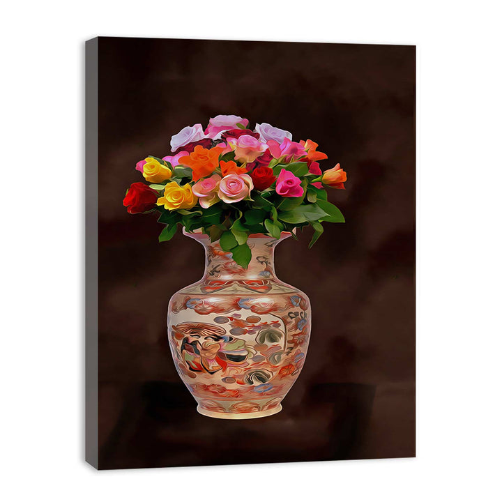 Multicolor Rose  Painting 