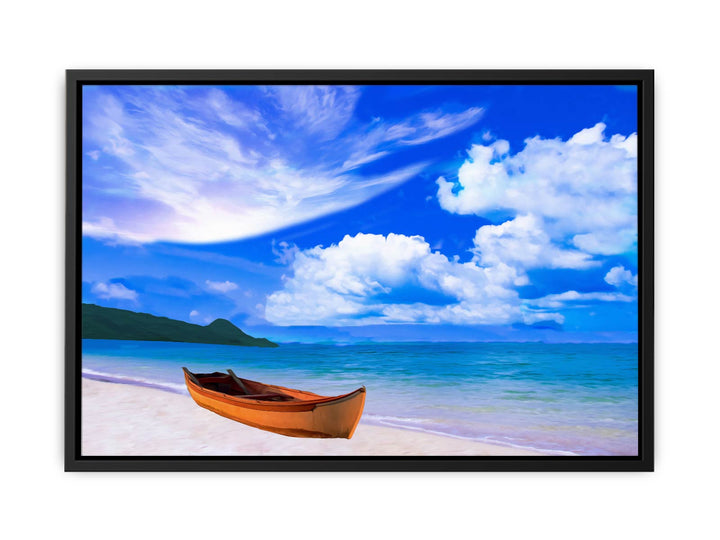 Beach Boat  Painting 