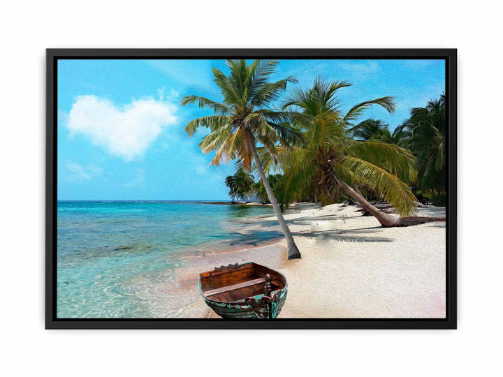 Palm Tree Ocean  Painting 