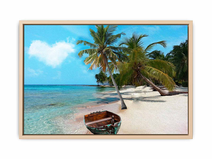 Palm Tree Ocean  Painting 