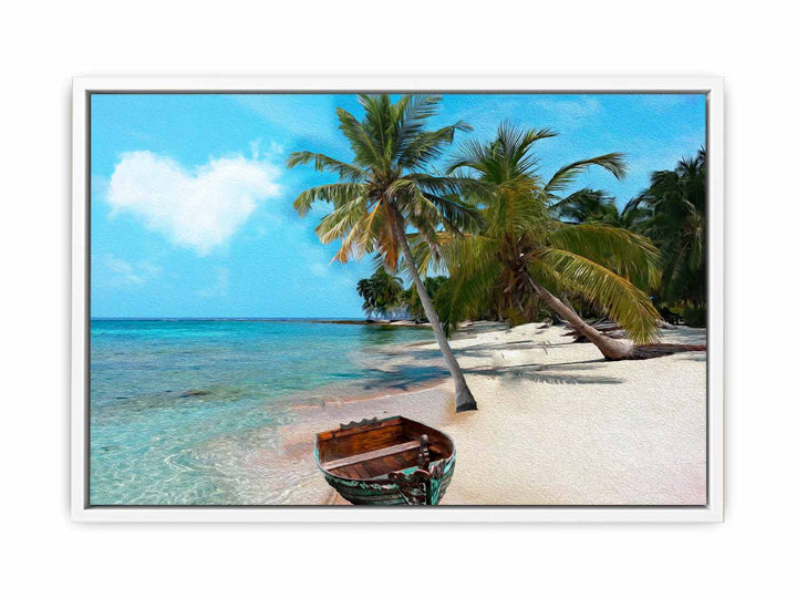 Palm Tree Ocean  Painting 