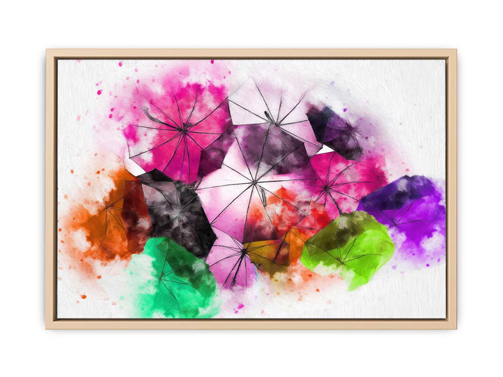 Umbrella Abstract Painting 