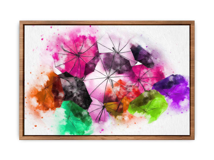Umbrella Abstract Painting 