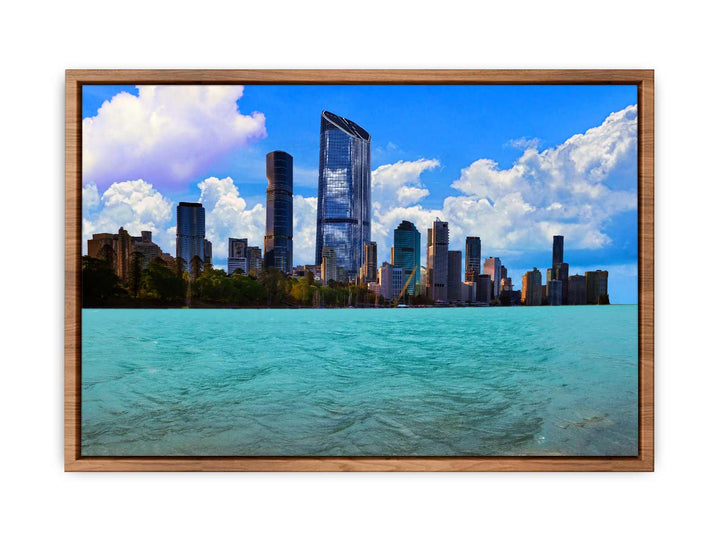 Brisbane Riverside Painting 