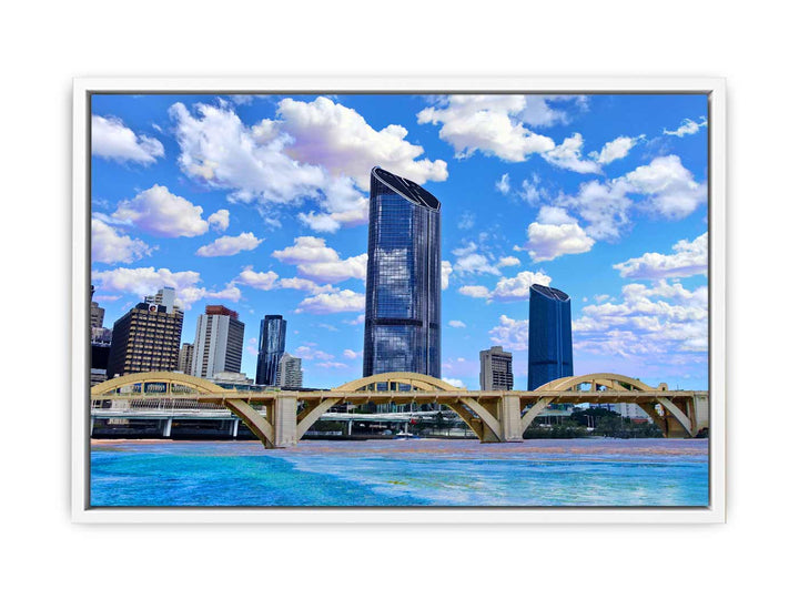 Brisbane River Bridge Painting 