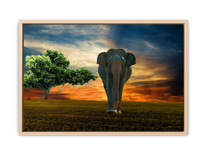 Elephant  & Tree Painting 