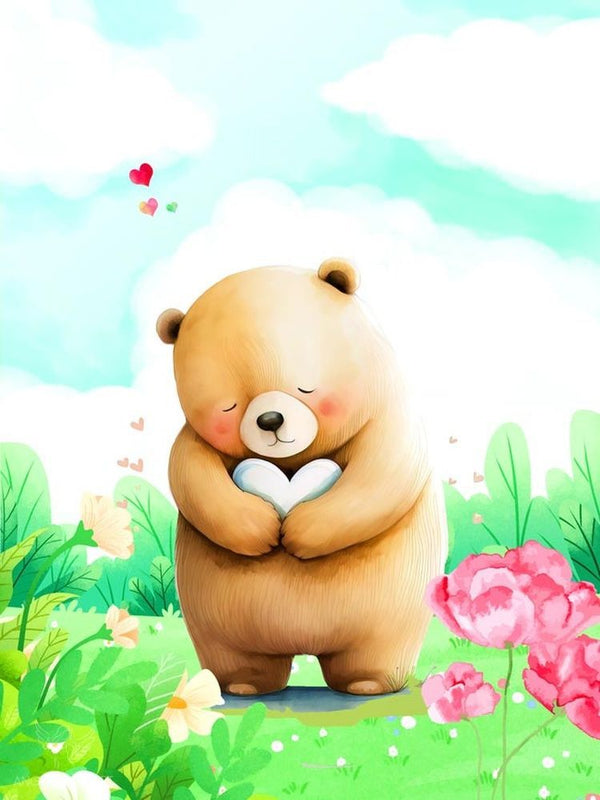 Teddy Bear Painting 