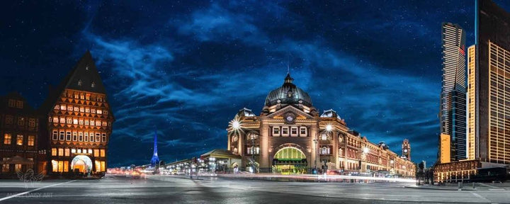Melbourne Panorama Painting