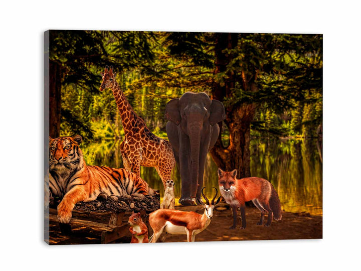 Animal Group Painting 