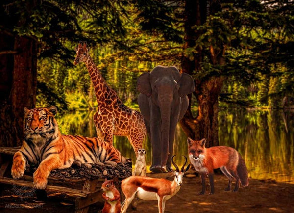 Animal Group Painting 