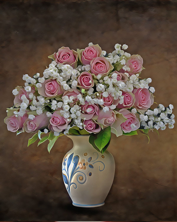 Rose Flowers  Painting