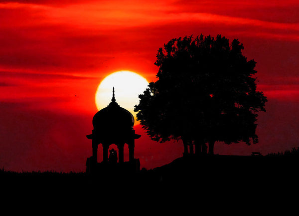 Sunset Red Painting