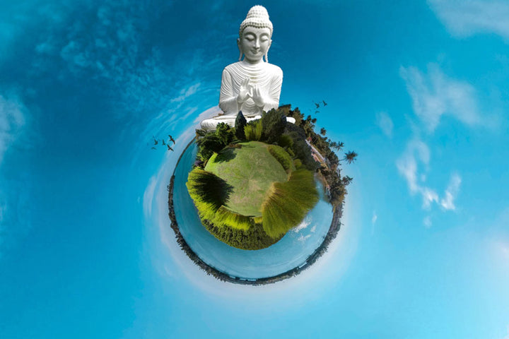 Buddha  Earth Painting