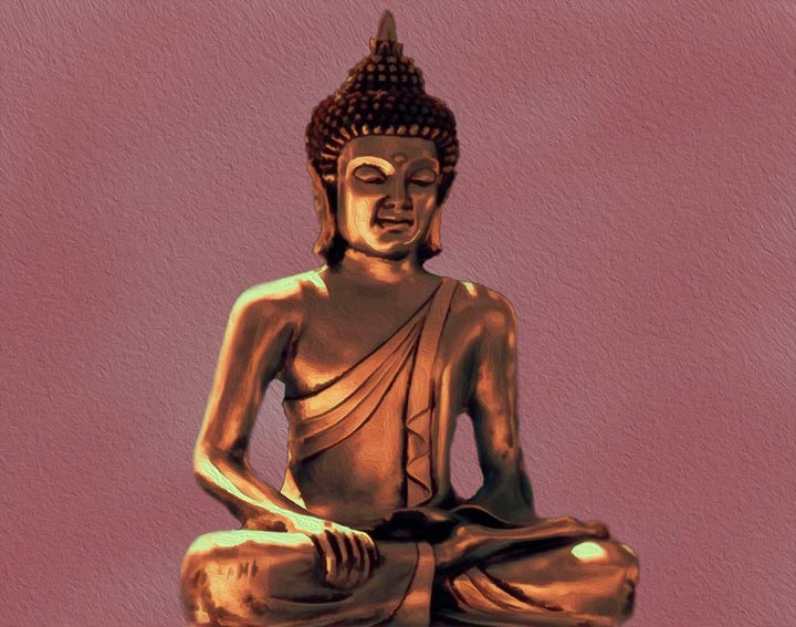 Golden Buddha Painting
